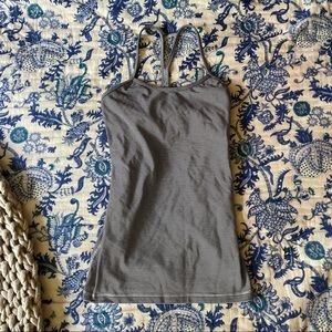 striped lululemon tank top